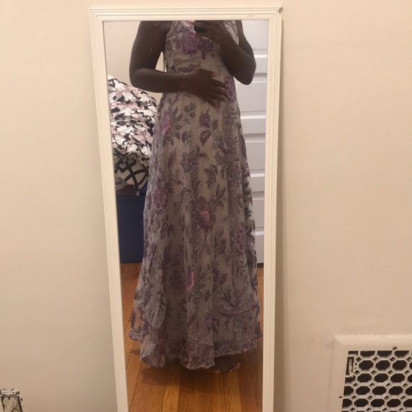 Lavender evening gown - Picture 2 of 5